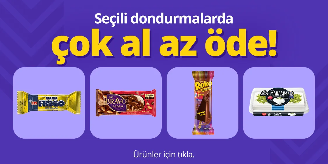Seçili Dondurmalarda 4 Al 2 Öde