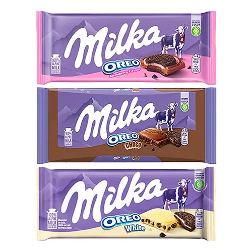 Milka Oreo Üçlü Tablet Çikolata Paketi