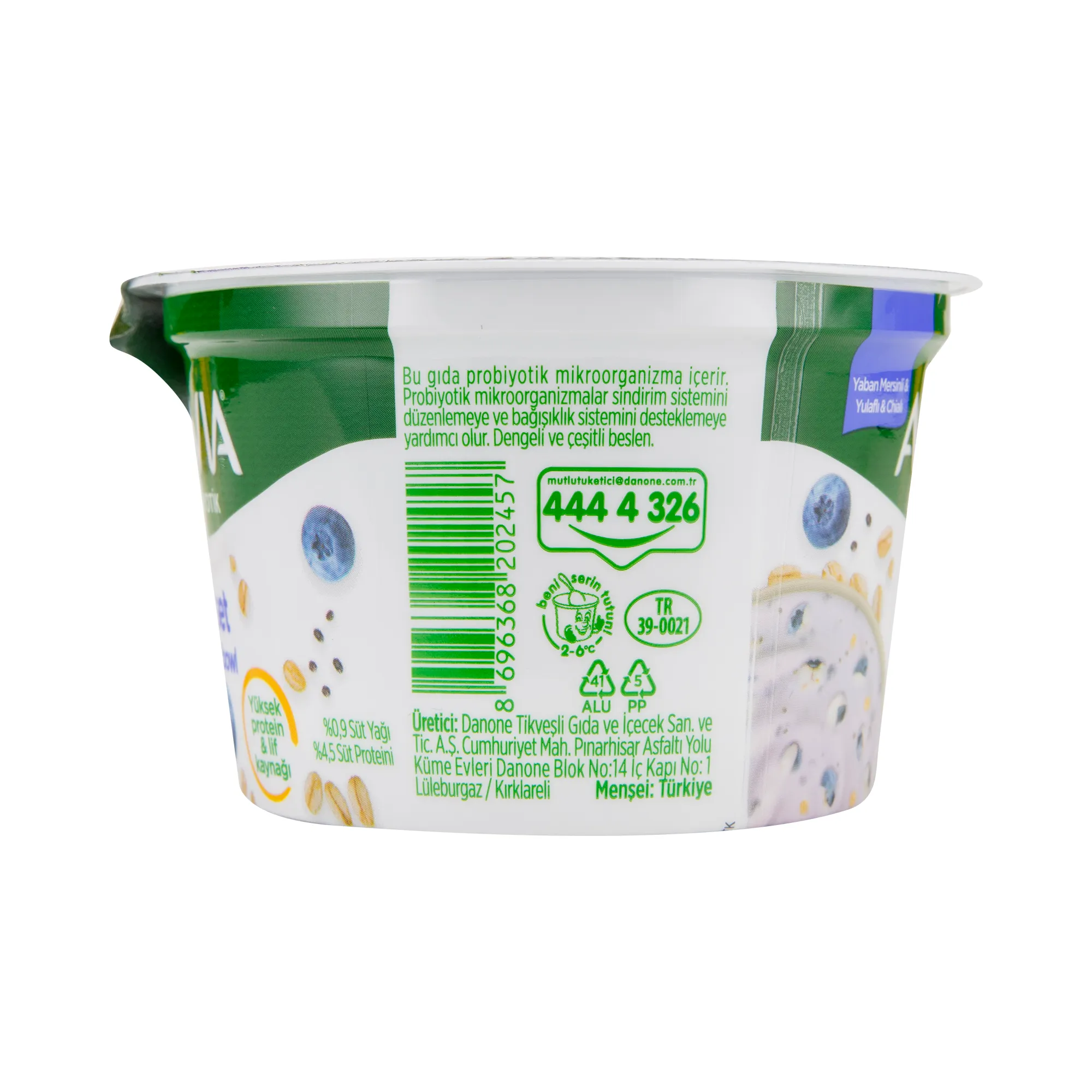 Activia Bowl Yaban Mersini & Yulaf & Chia