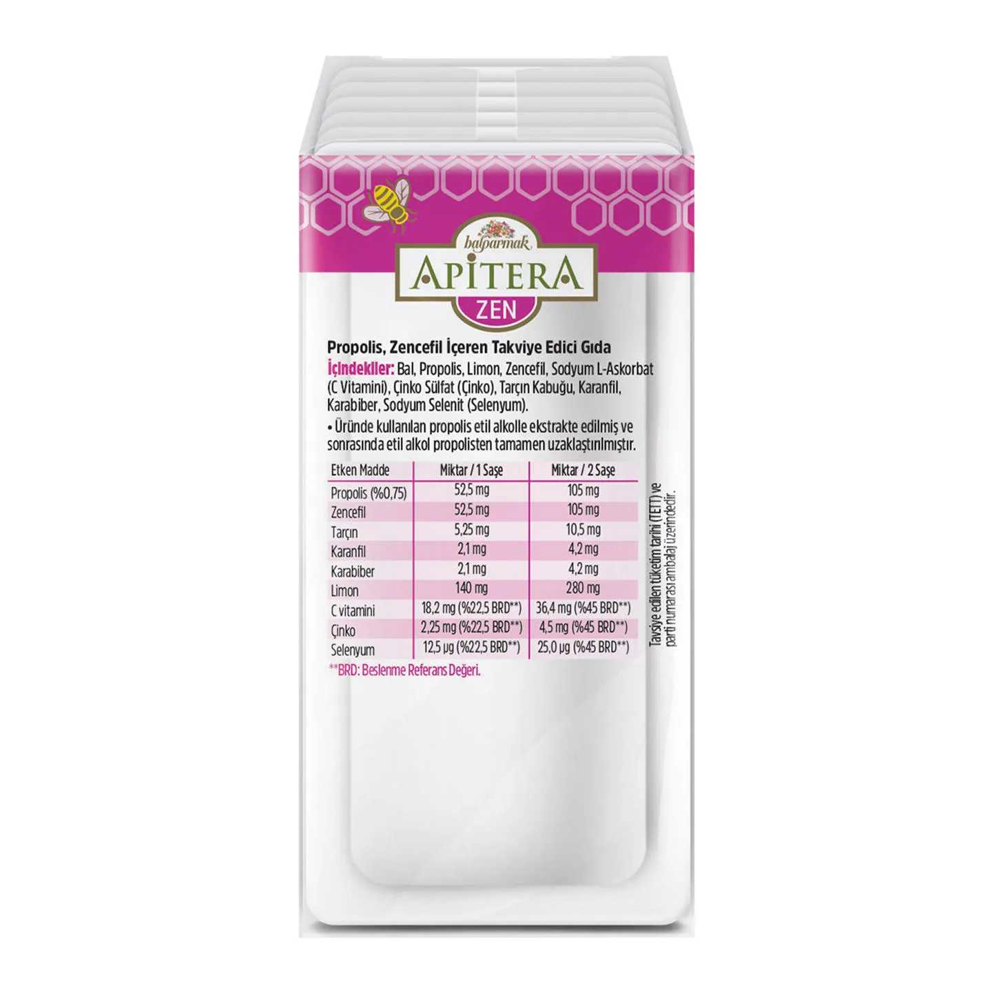 Apitera Zen Bal Propolis Zencefil