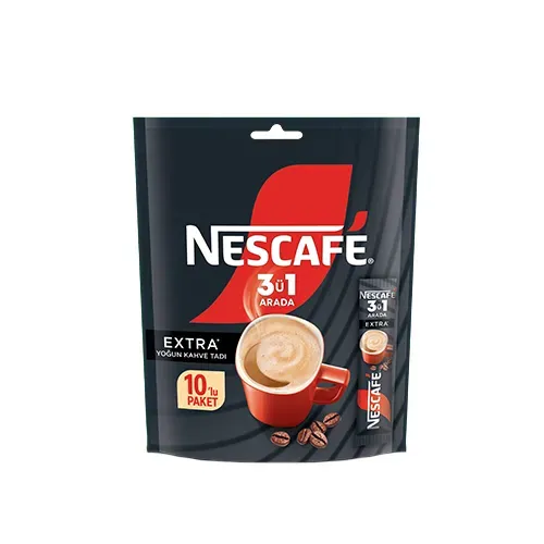 Nescafé 3ü1 Arada Extra Çözünebilir Kahve 16,5g 10'lu Paket