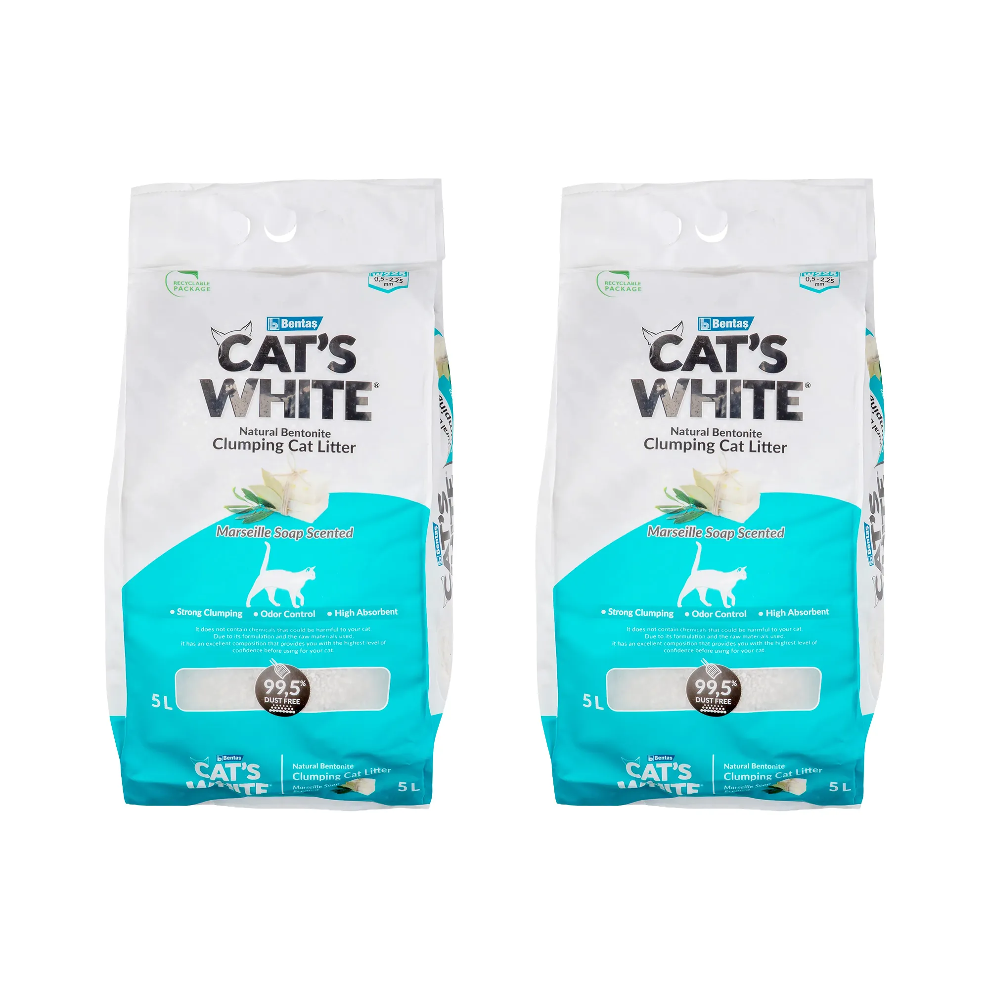 Cat's White Sabunlu Kedi Kumu