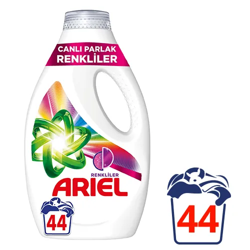Ariel Sıvı Canlı Parlak Renkli 44 Yıkama