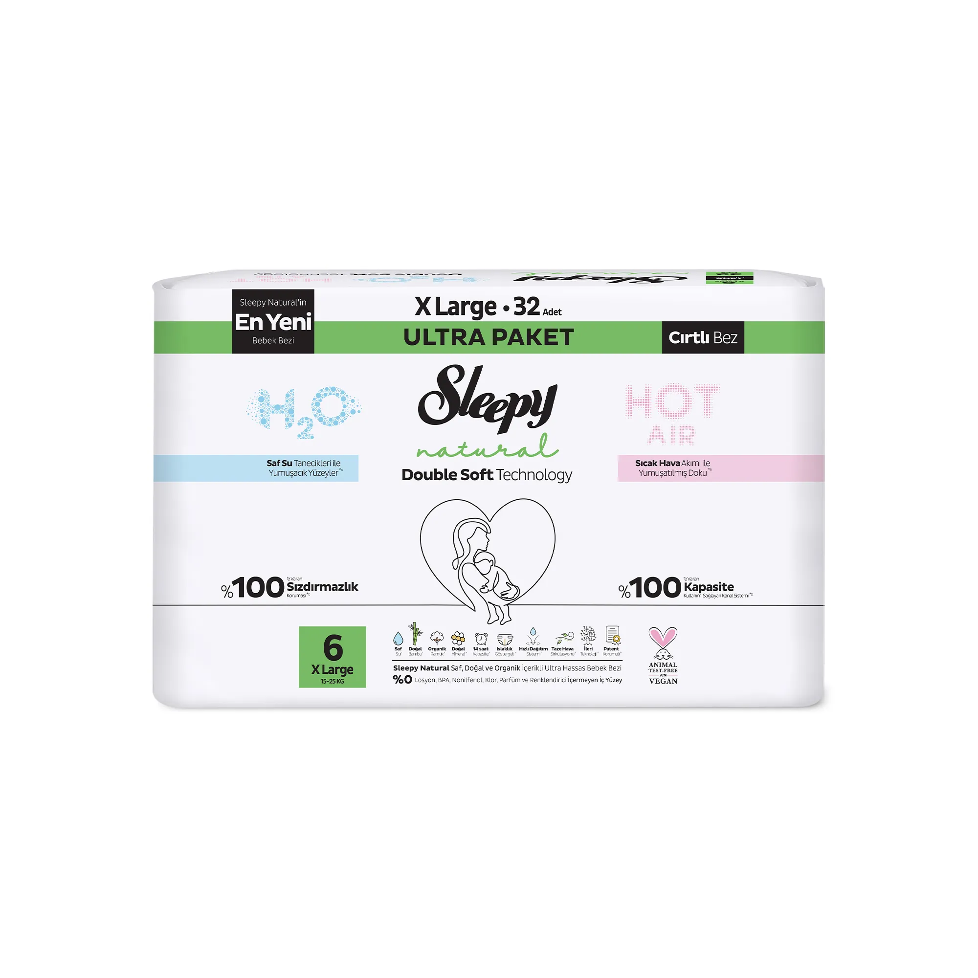 Sleepy Natural Double Soft No:6 Midi Süper