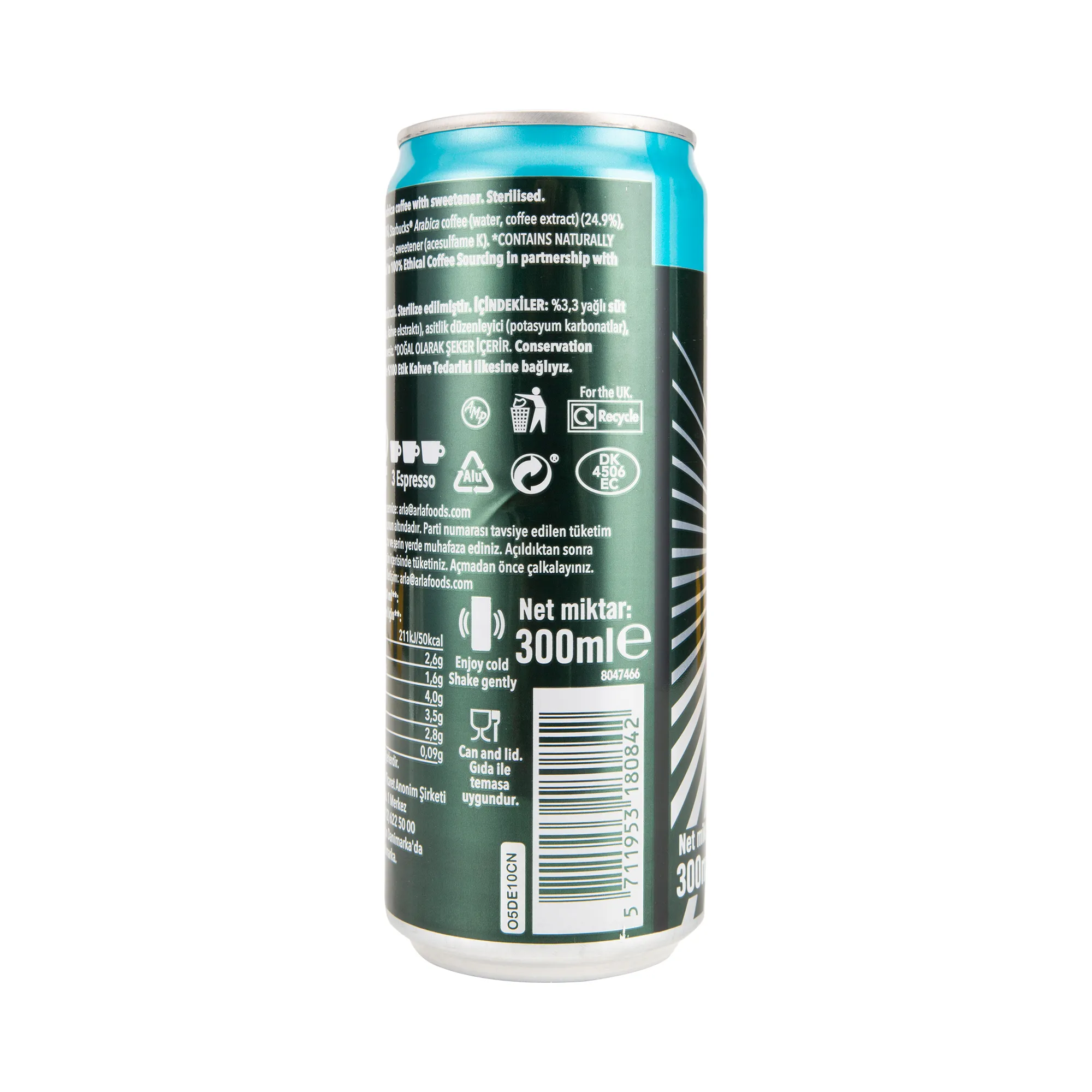 Starbucks Tripleshot Espresso Şeker İlavesiz