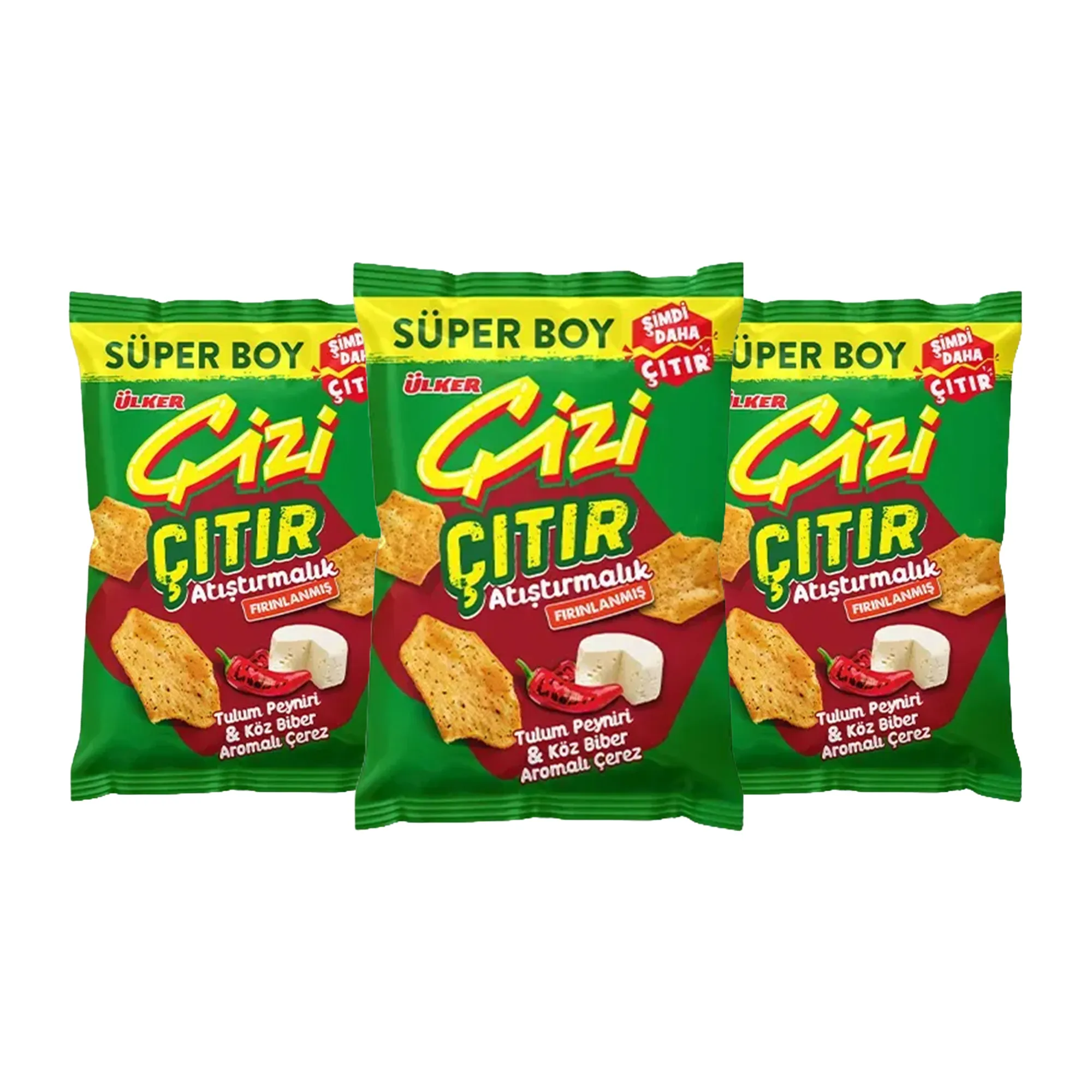 Çizi Çıtır Tulum Peyniri & Köz Biber Süper Boy