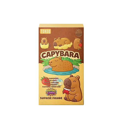 CAPYBARA ORMAN MEYVELİ KREMA VE PATLAYAN ŞEKERLİ ÇİKOLATA 30G