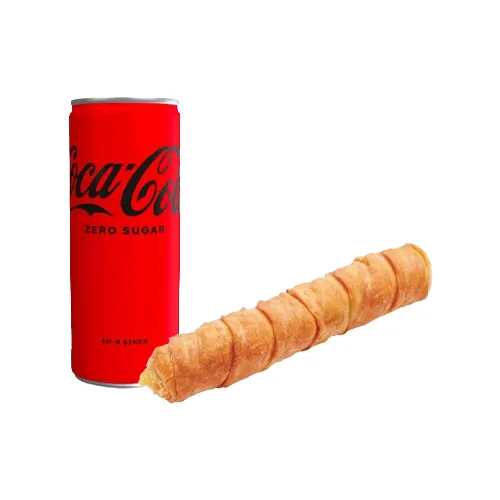Patatesli Rulo Börek & Cola Zero İkilisi Patatesli Rulo Börek & Cola Zero İkilisi