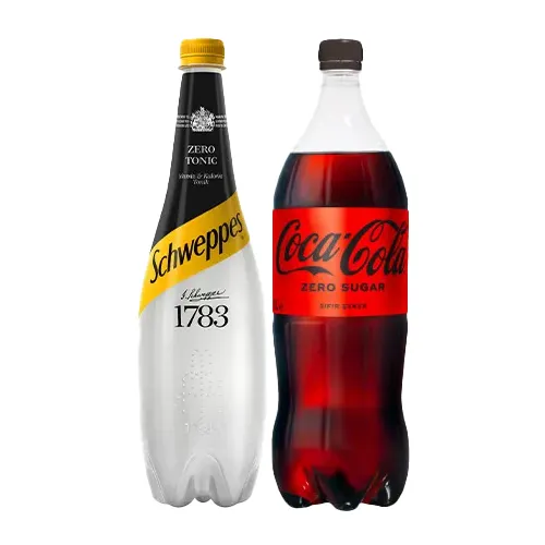 Coca-Cola Zero Sugar & Schweppes Tonik